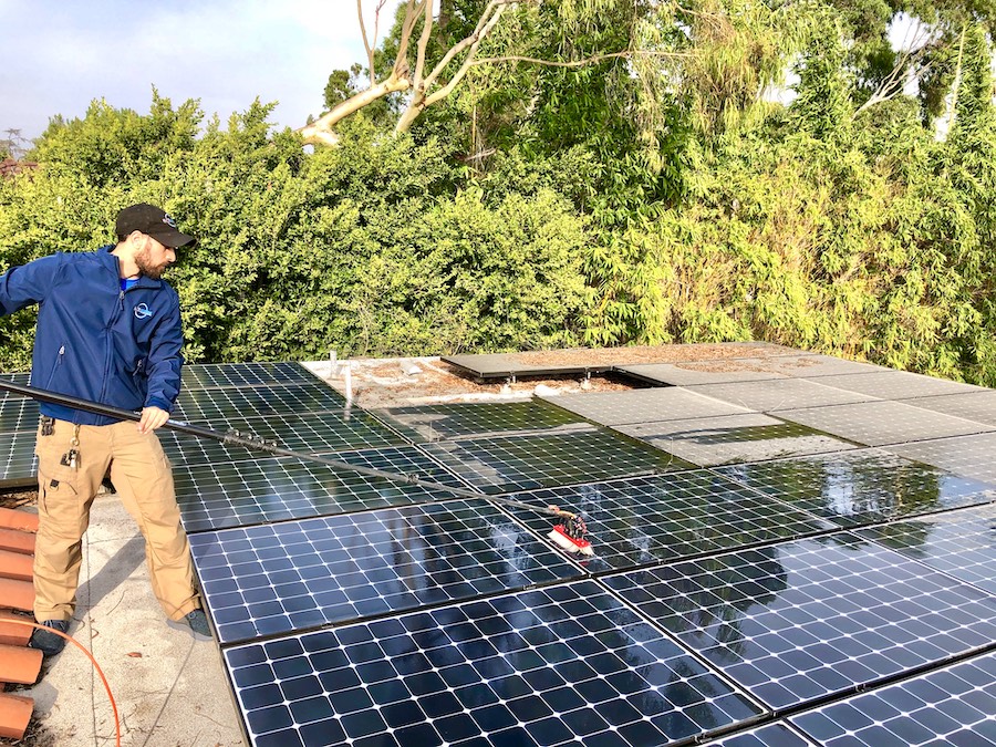 Solar Panel Cleaning Service L.A. Elite Window Cleaning, Inc.