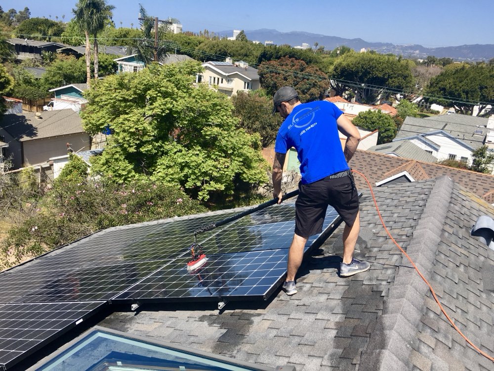 Solar Panel Cleaning Service L.A. Elite Window Cleaning, Inc.